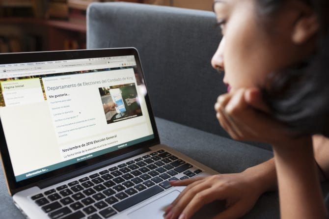 Vote, Elections: Looking at King County Elections website